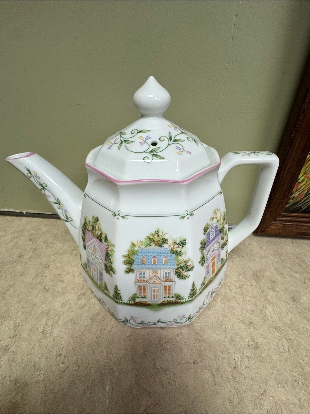 Lenox Spice Village Coffee Pot - Picture 2 of 10